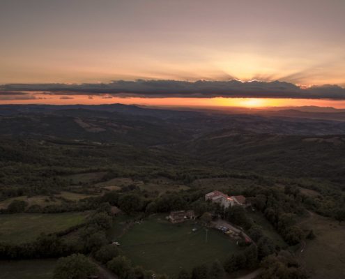 Drohne Luftaufnahmen Toskana Italien