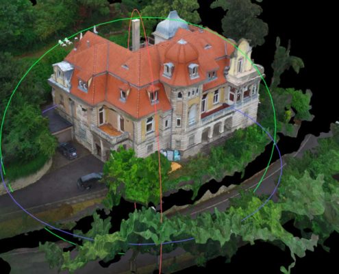 Photogrammetry Dachvermessung Dachinspektion Drohne Stuttgart