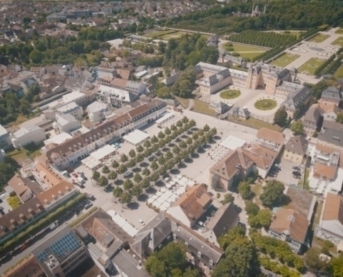 Drohne Heidelberg Luftaufnahmen Schwetzingen