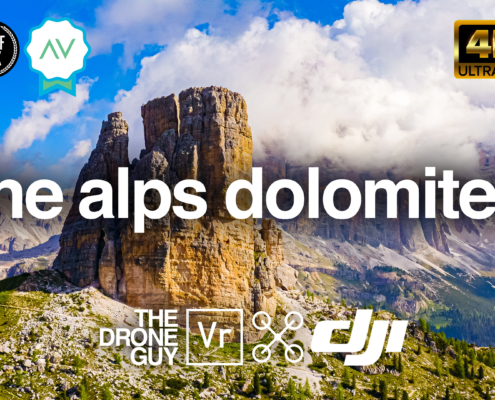 The Alps 4K | Dolomites Italy 5 Torri Cortona | DJI Cinematic Drone Video | Climbing | Calming Music